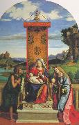CIMA da Conegliano, The Madonna and Child with St John the Baptist and Mary Magdalen dfg